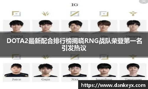 DOTA2最新配合排行榜揭晓RNG战队荣登第一名引发热议